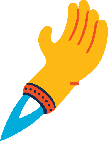 Flying hand PNG, SVG