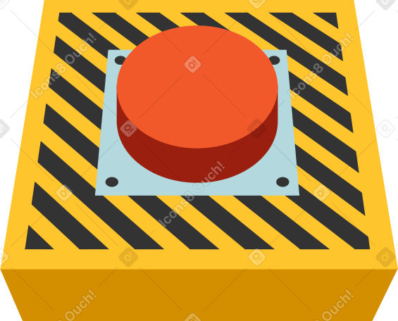 emergency button Illustration in PNG, SVG