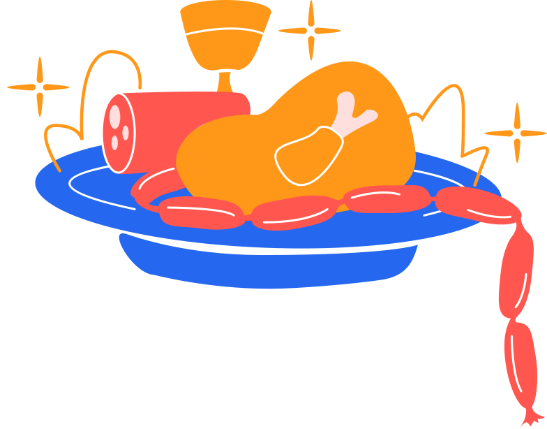 food dish Clipart illustration in PNG, SVG