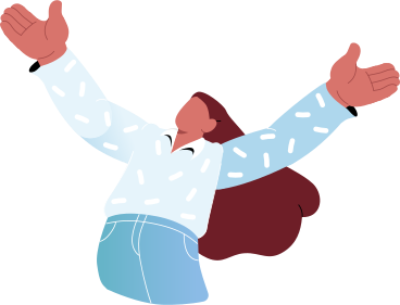 woman with outstretched arms PNG, SVG