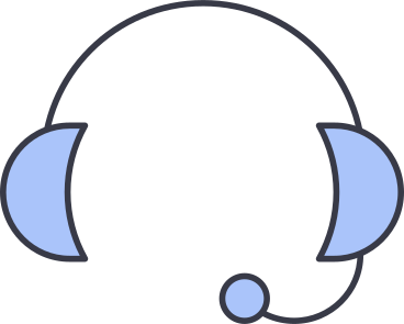 Blue headphones PNG, SVG