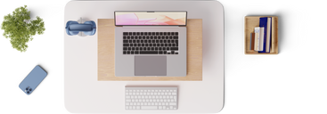 Laptop, kopfhörer, smartphone und ein haufen bücher PNG, SVG
