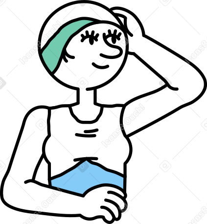 woman in a swimsuit PNG, SVG