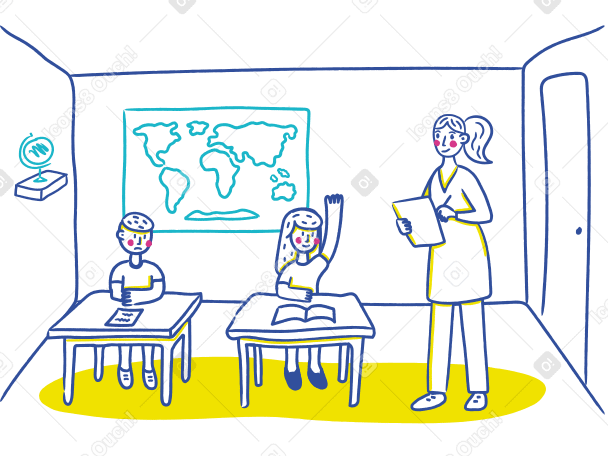 Geography lesson PNG, SVG