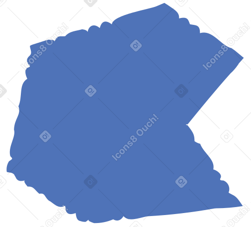 blue polygon Illustration in PNG, SVG
