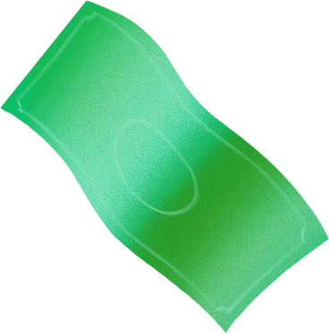 Green banknote PNG, SVG