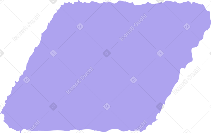 平行四辺形紫 PNG、SVG