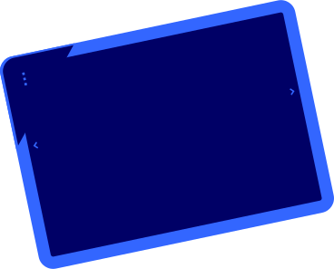 graphic tablet with dark blue screen PNG, SVG
