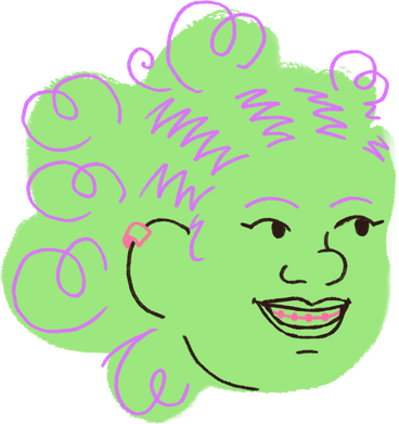 Woman with braces PNG, SVG