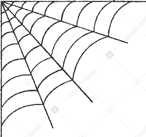 spiderweb Illustration in PNG, SVG
