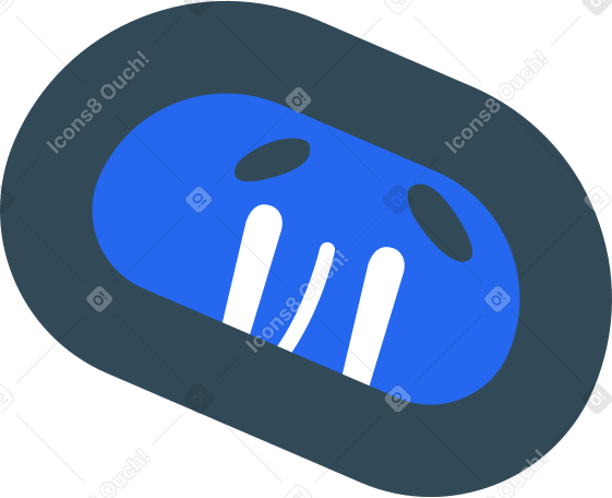 diving mask Illustration in PNG, SVG