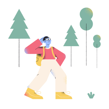 Lost in the forest PNG, SVG