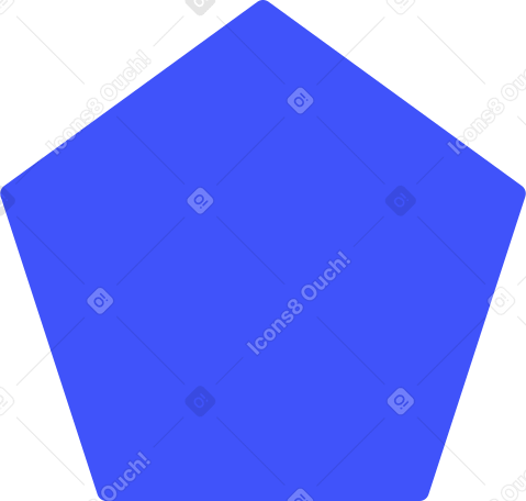 forma a pentagono PNG, SVG