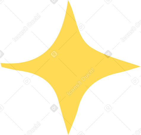 yellow star PNG, SVG