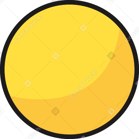círculo amarillo icono png