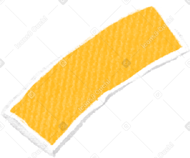 yellow rectangular confetti Illustration in PNG, SVG