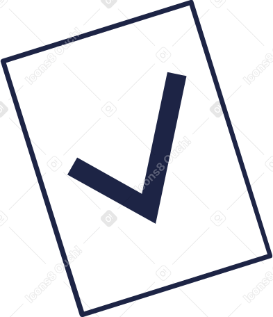 voting bulletin Illustration in PNG, SVG