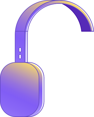 Headphones part PNG, SVG