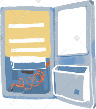 refrigerator Illustration in PNG, SVG
