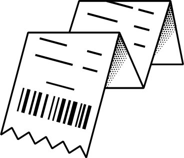 sales receipt PNG, SVG