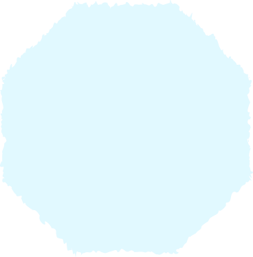 Octágono azul PNG, SVG