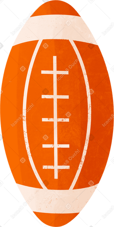 orange rugby ball PNG, SVG