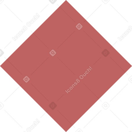 burgundy rhombus PNG, SVG