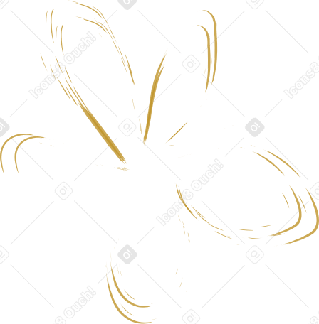 fleur d'or PNG, SVG