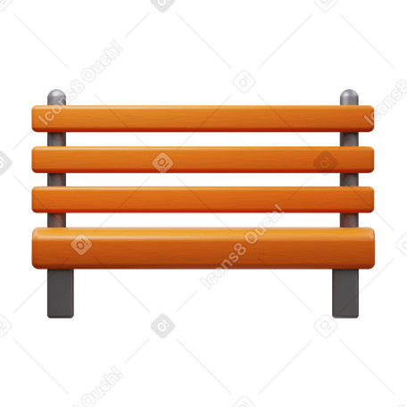 3D bench в PNG, SVG