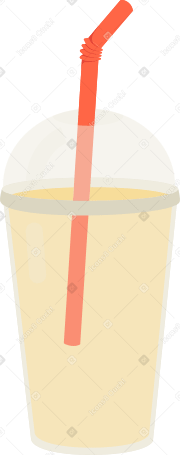 Plastikglas mit smoothie PNG, SVG