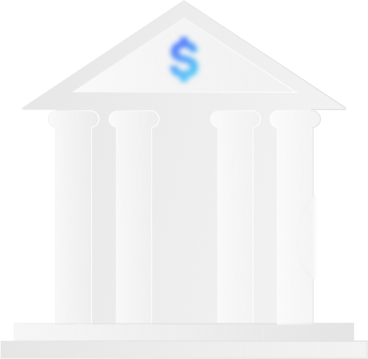 Bâtiment de la banque avec effet de verre PNG, SVG