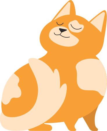 ginger cat PNG, SVG