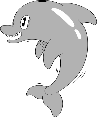 dolphin PNG, SVG
