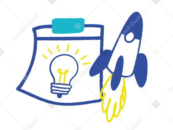 Idea for business start-up PNG, SVG
