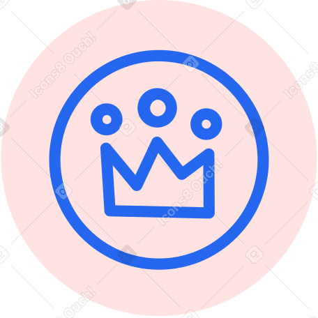 royal sticker Illustration in PNG, SVG