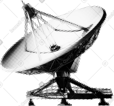 Satellite dish PNG, SVG