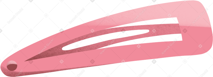 pink hairpin Illustration in PNG, SVG