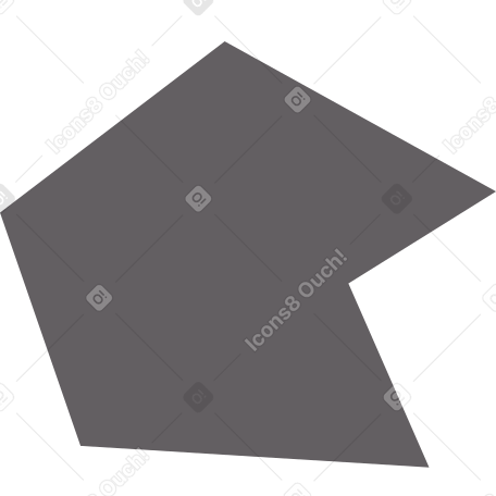 polygon grey PNG, SVG