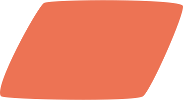 Orange parallelogram PNG、SVG