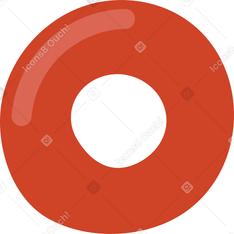 doughnut Illustration in PNG, SVG