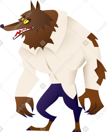 werewolf PNG, SVG