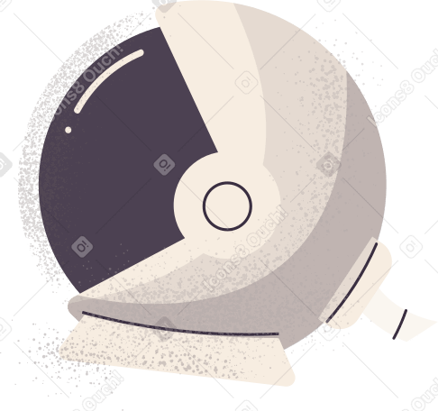 astronaut helmet Illustration in PNG, SVG