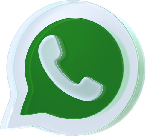 3D 抽象徽标 whatsapp PNG, SVG