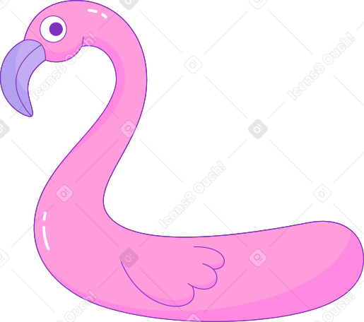 pink flamingo PNG, SVG