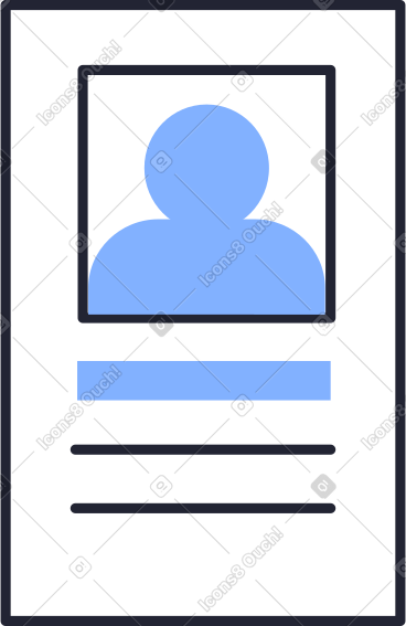 Person in resume PNG, SVG