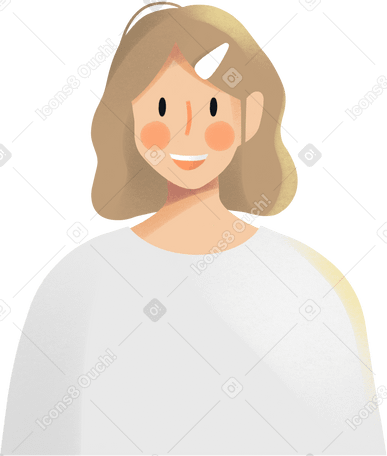 young blonde girl PNG, SVG