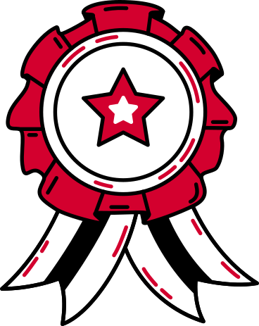 Medal with a star PNG, SVG