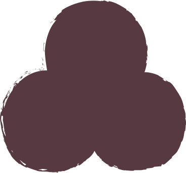 Dark brown trefoil PNG, SVG