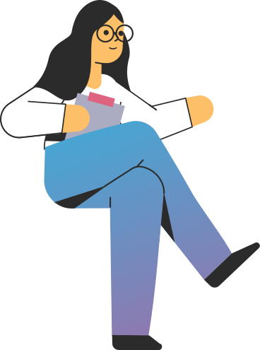 woman psychologist with documents PNG、SVG