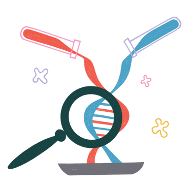 genetics and dna research PNG, SVG